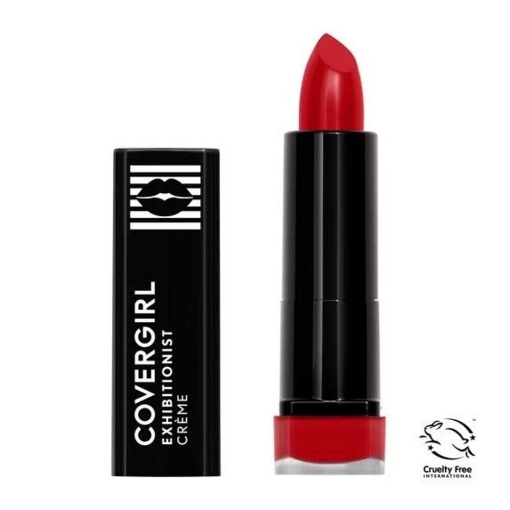 Covergirl Exhibitionist 510 REAL RED Creme Cream Lipstick Discontinued